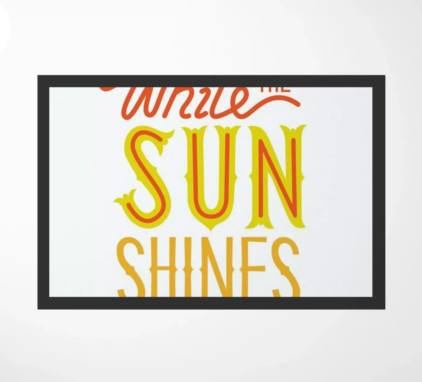 Hay deurmat van Chris Wharton