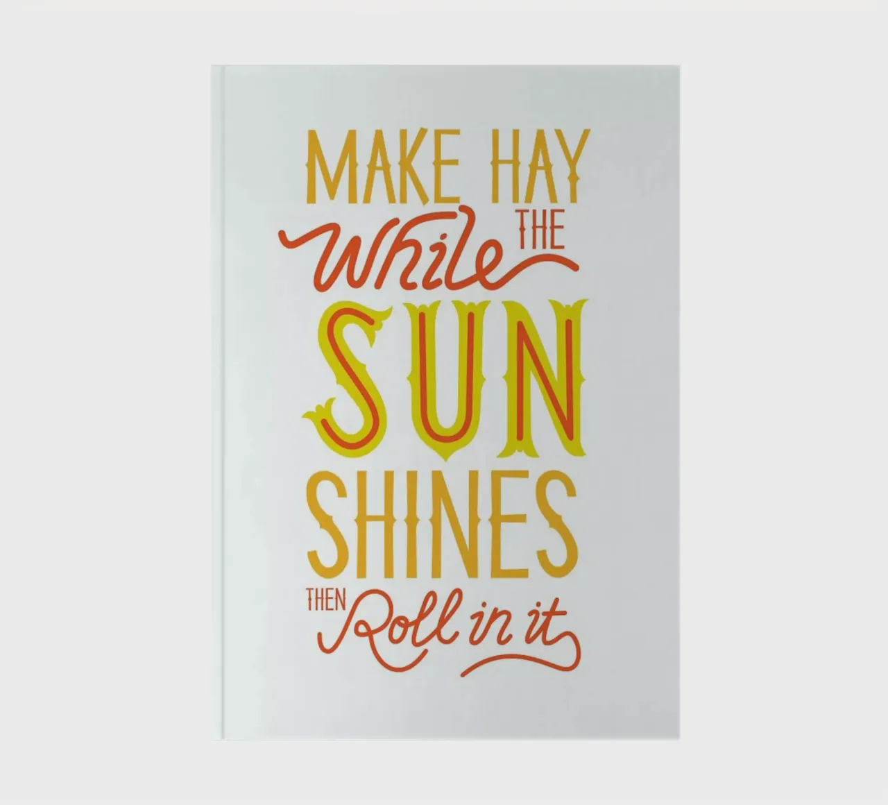 Hay notebook by Chris Wharton