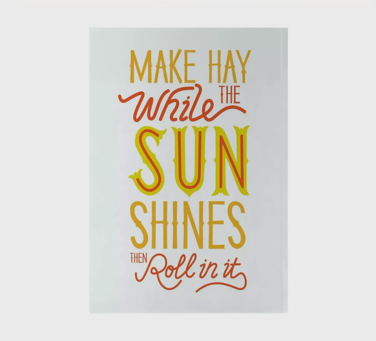Hay notebook by Chris Wharton