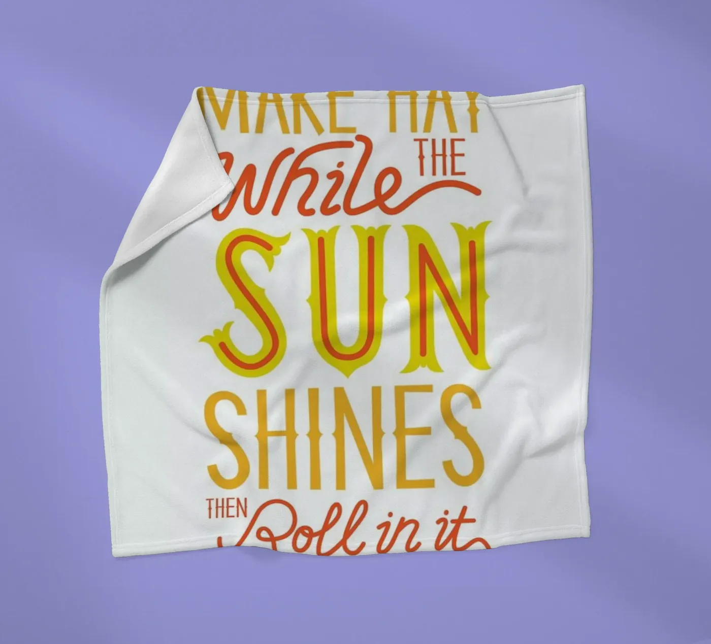 Hay fleecedeken van Chris Wharton