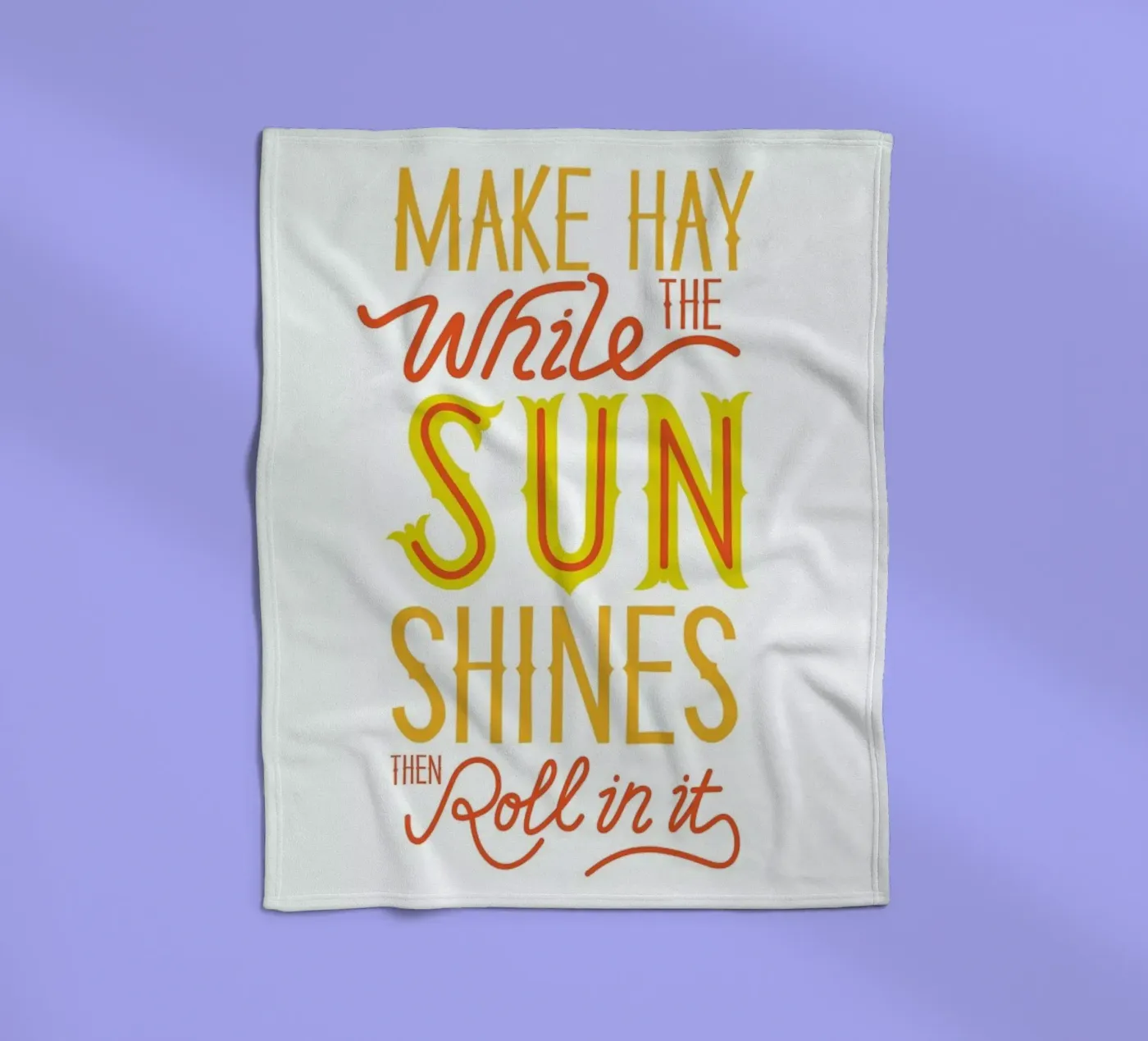 Hay fleecedeken van Chris Wharton