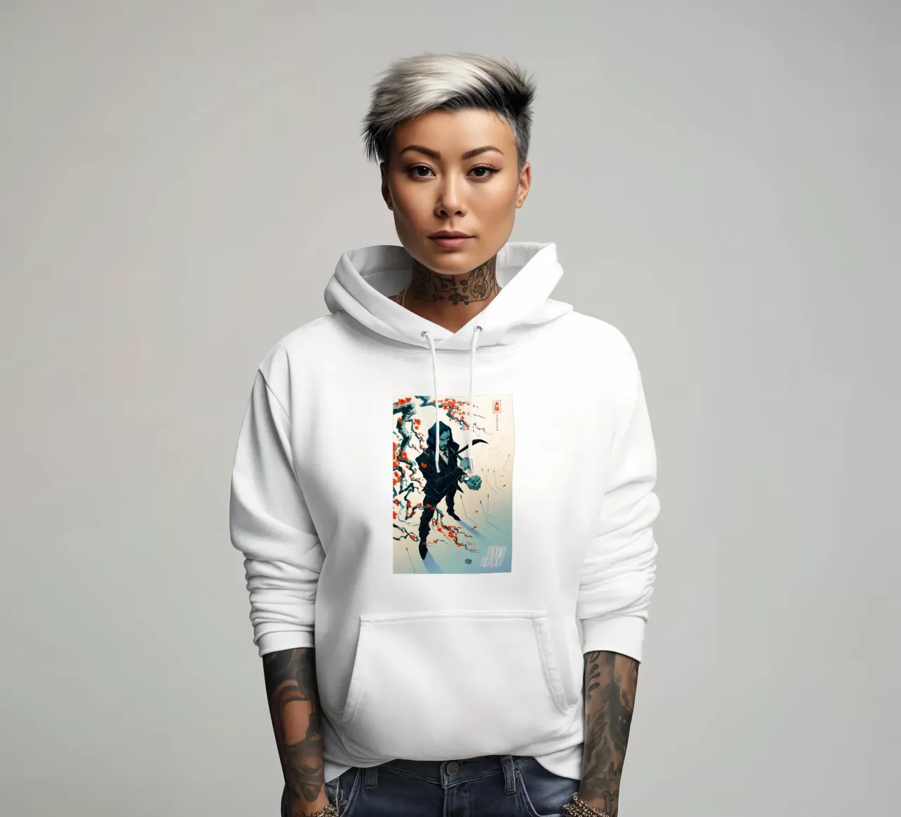 John Wick in Japan felpa con cappuccio da Attaboy Dsgn