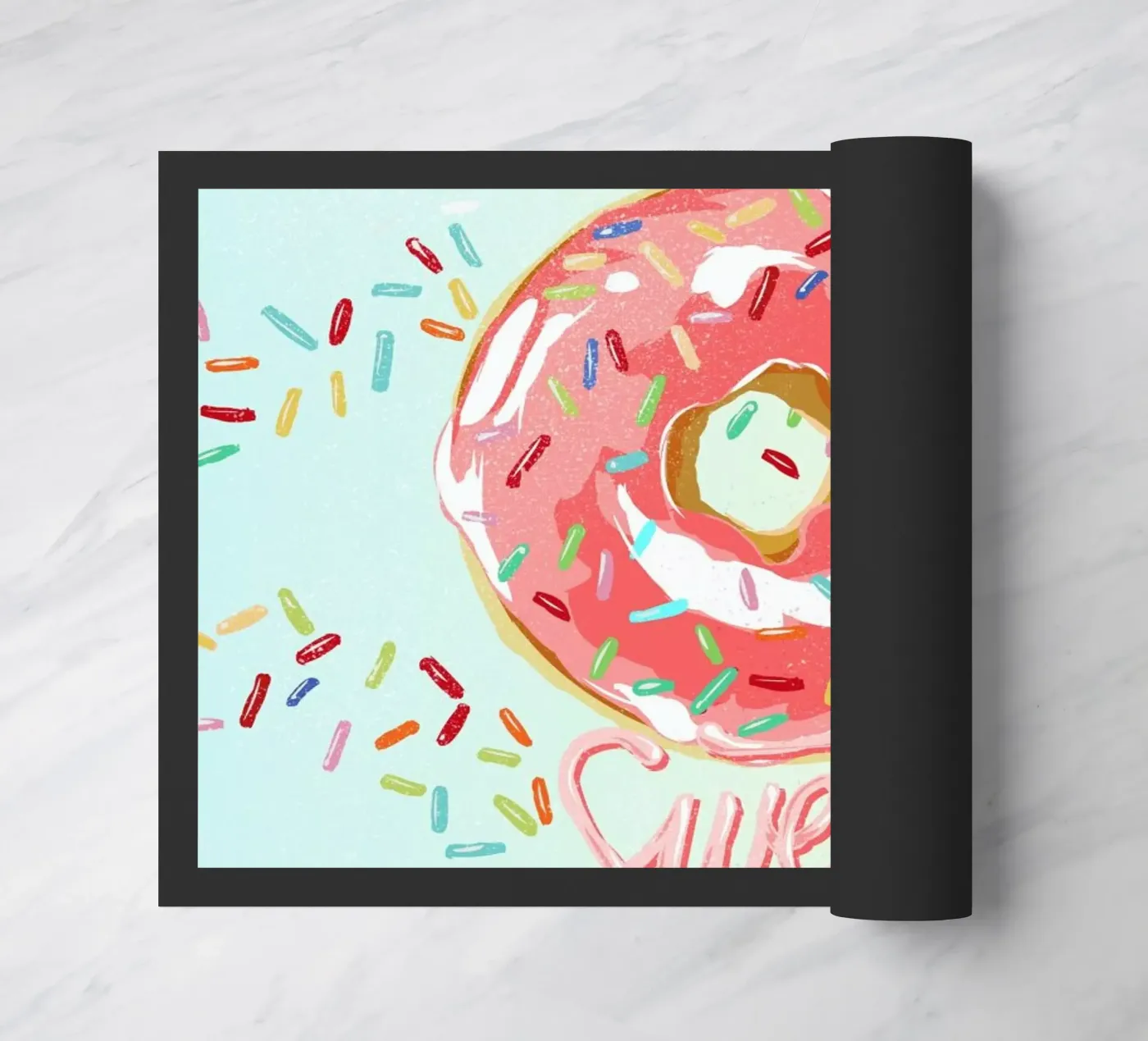 Doughnut deurmat van Kateřina Bažantová