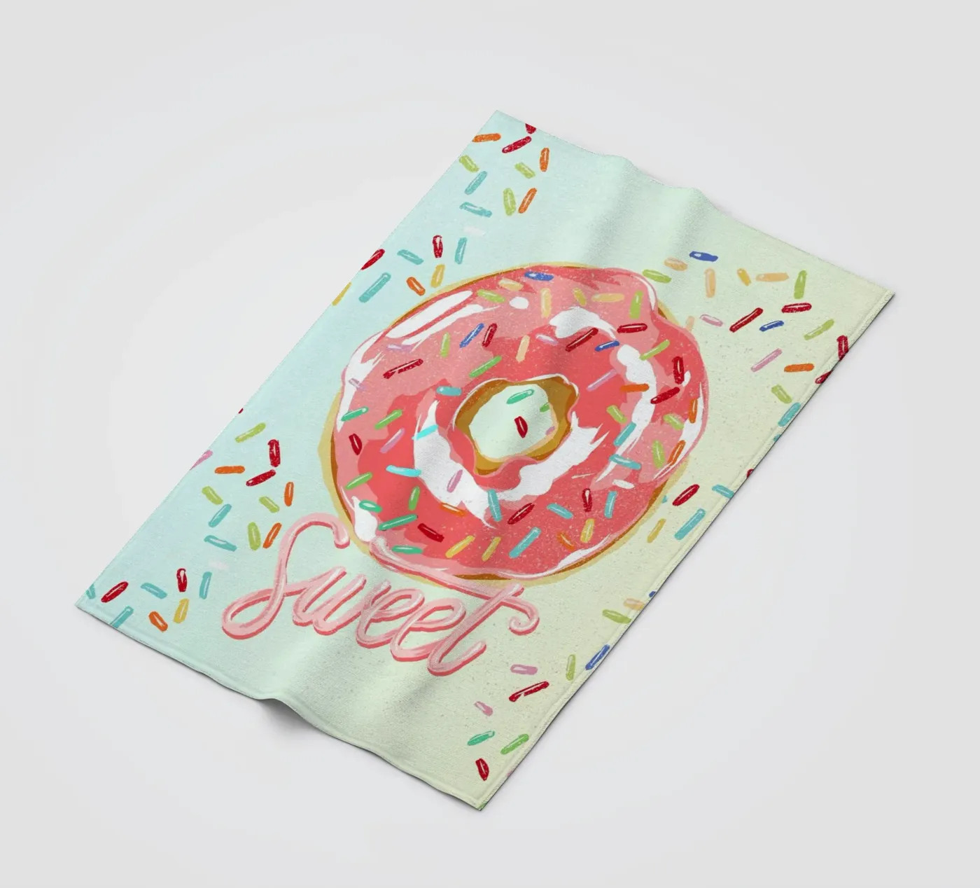 Doughnut Fleecedecke von Kateřina Bažantová