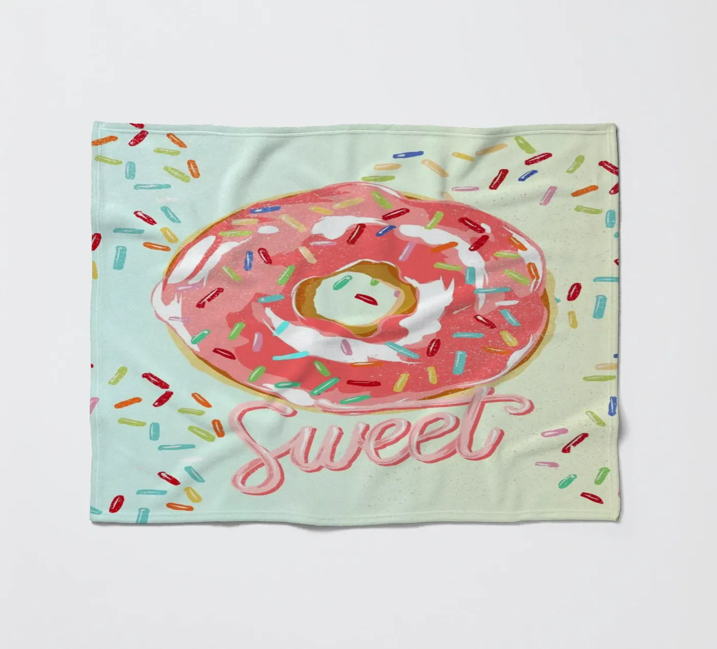 Doughnut Fleecedecke von Kateřina Bažantová