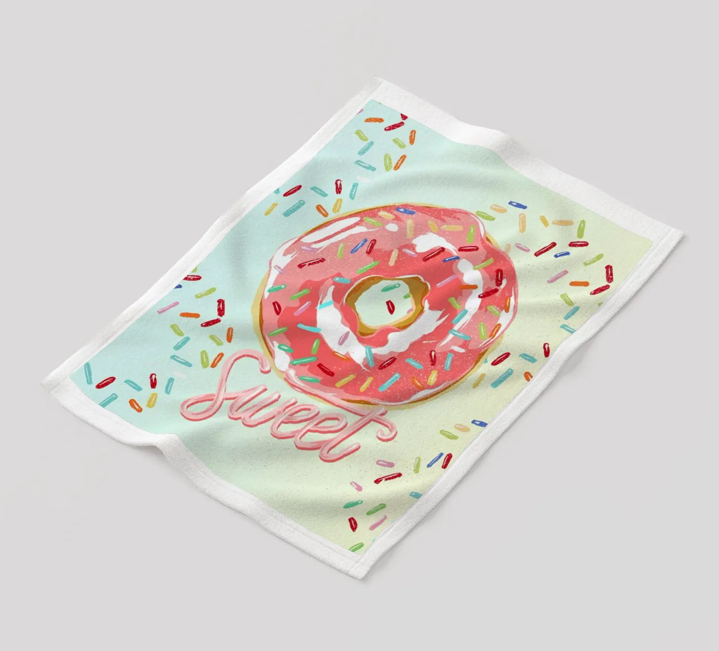 Doughnut Fleecedecke von Kateřina Bažantová