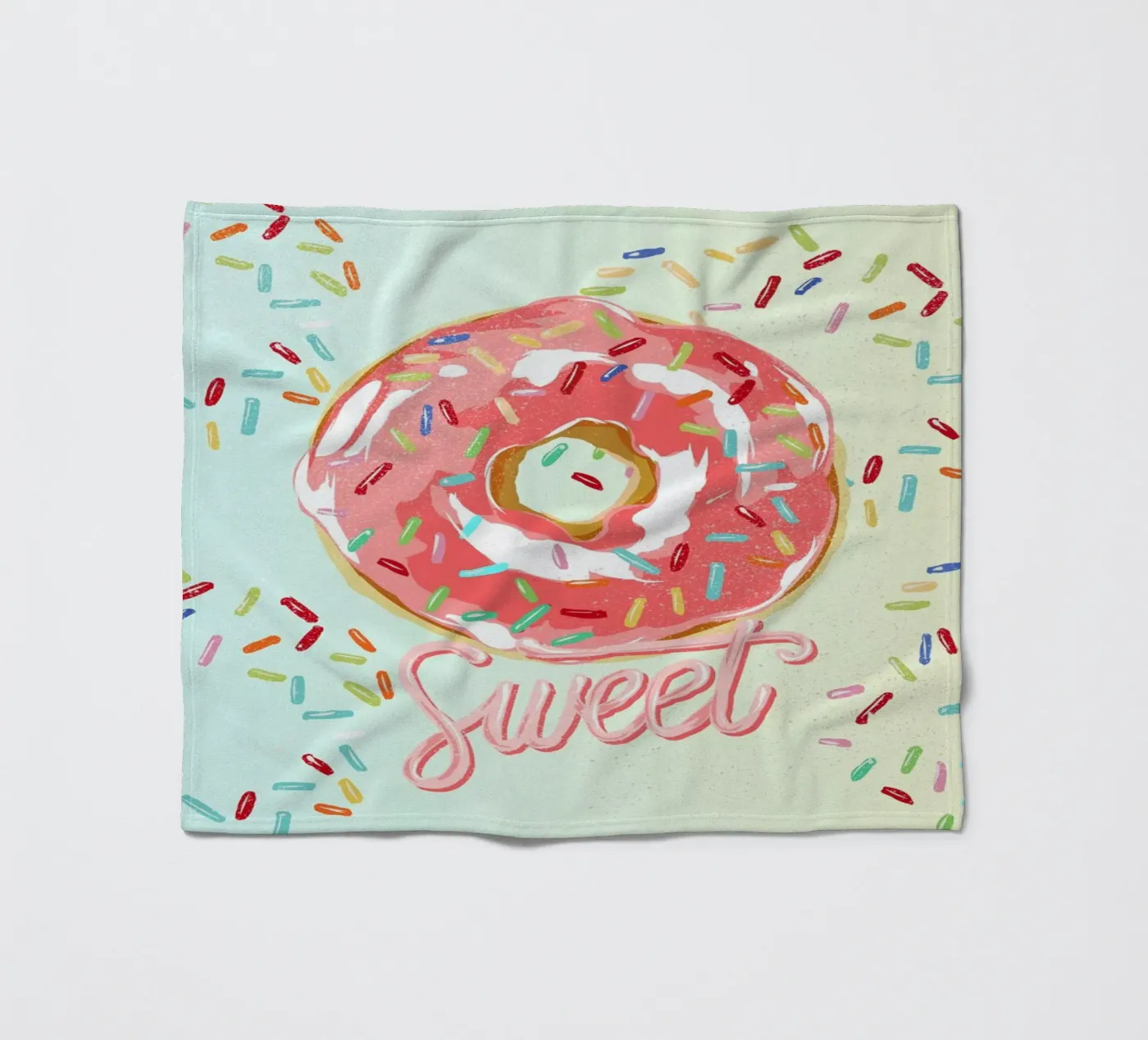 Doughnut Fleecedecke von Kateřina Bažantová