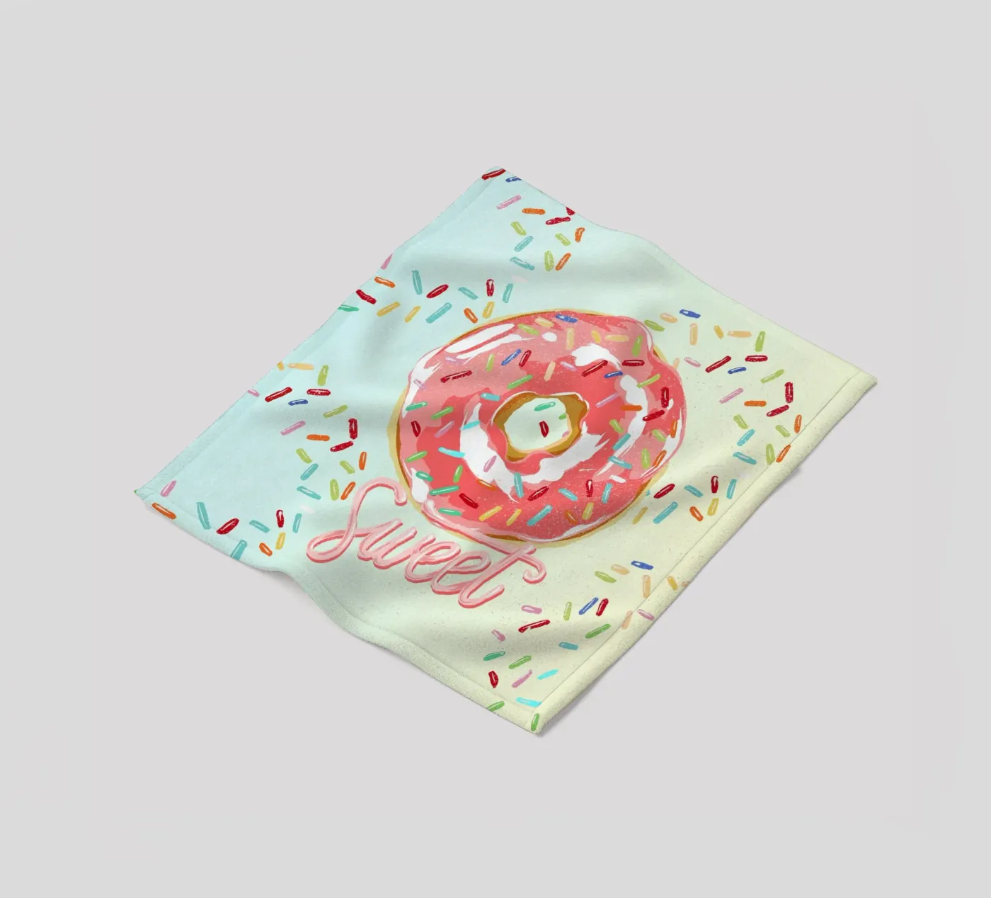 Doughnut Fleecedecke von Kateřina Bažantová