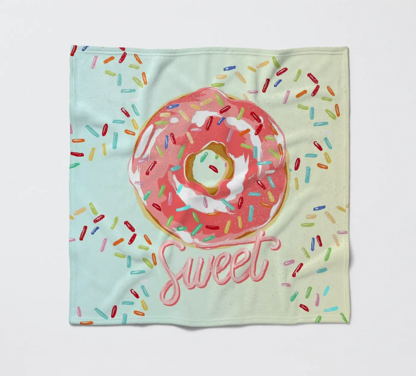 Doughnut Fleecedecke von Kateřina Bažantová