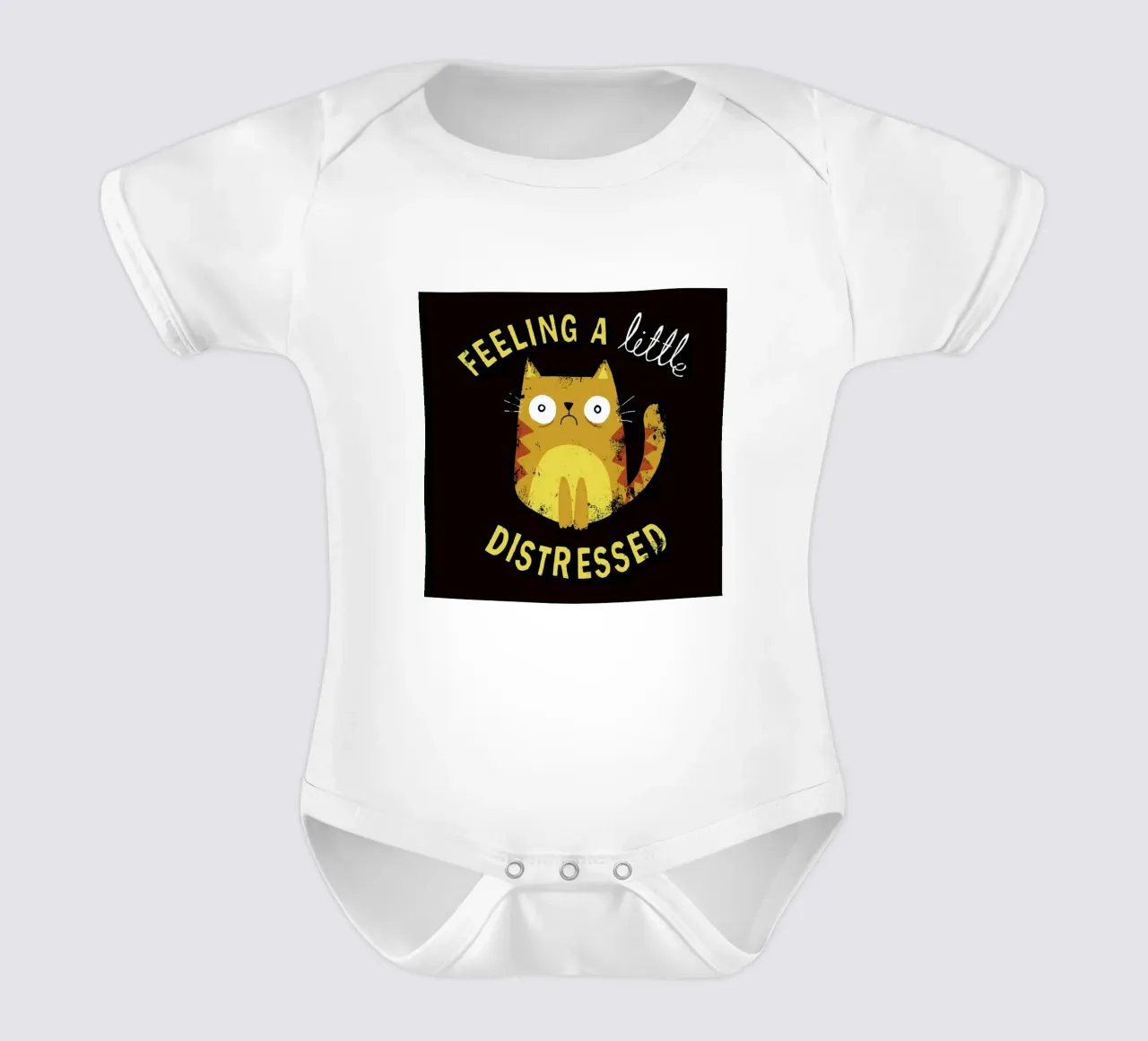 A Little Distressed body neonato maniche corte da DinoMike
