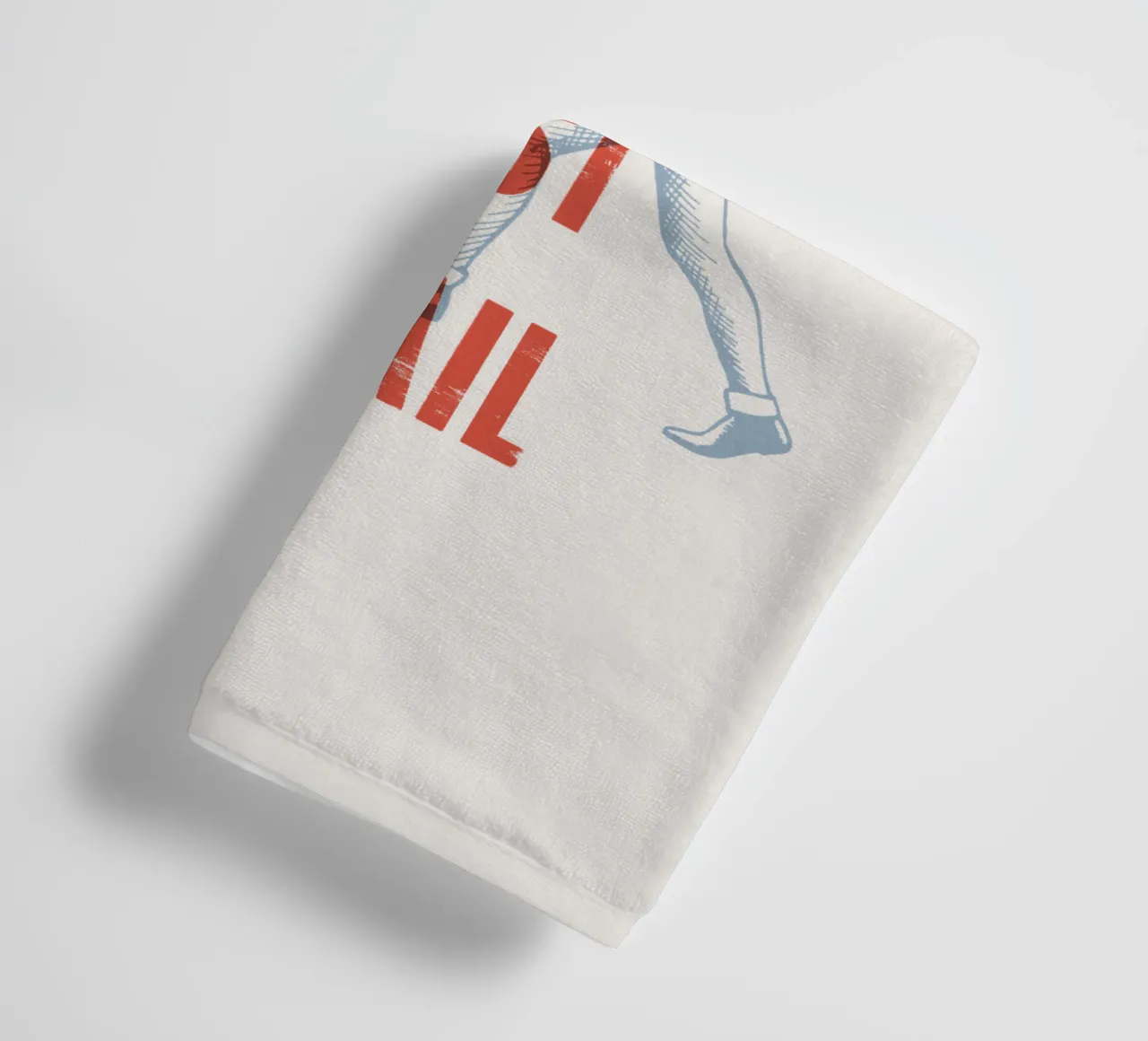 Según mi último correo electrónico toalla de baño de Vintagrafica