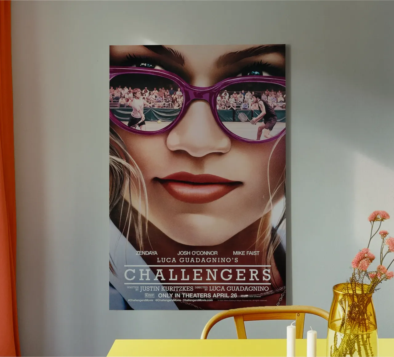 Challengers Movie tela con Cornice a cassetta da Attaboy Dsgn