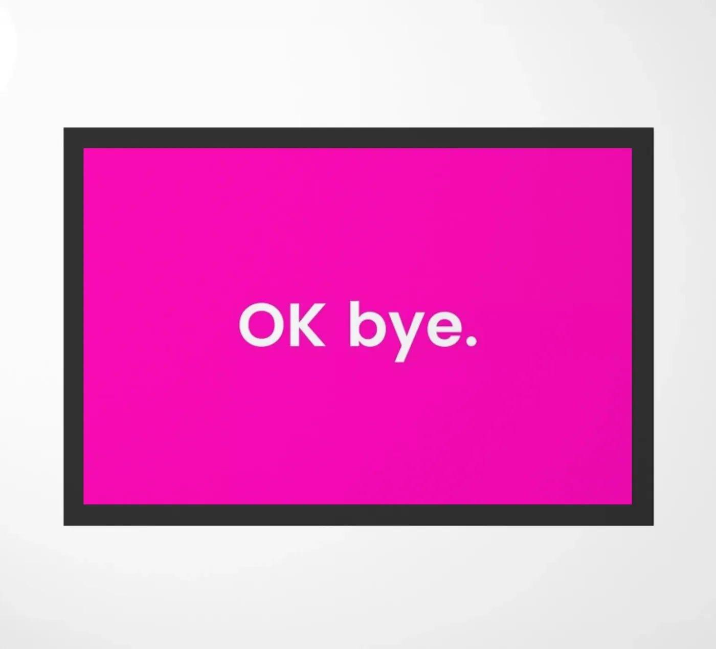 Bye deurmat van Studio One