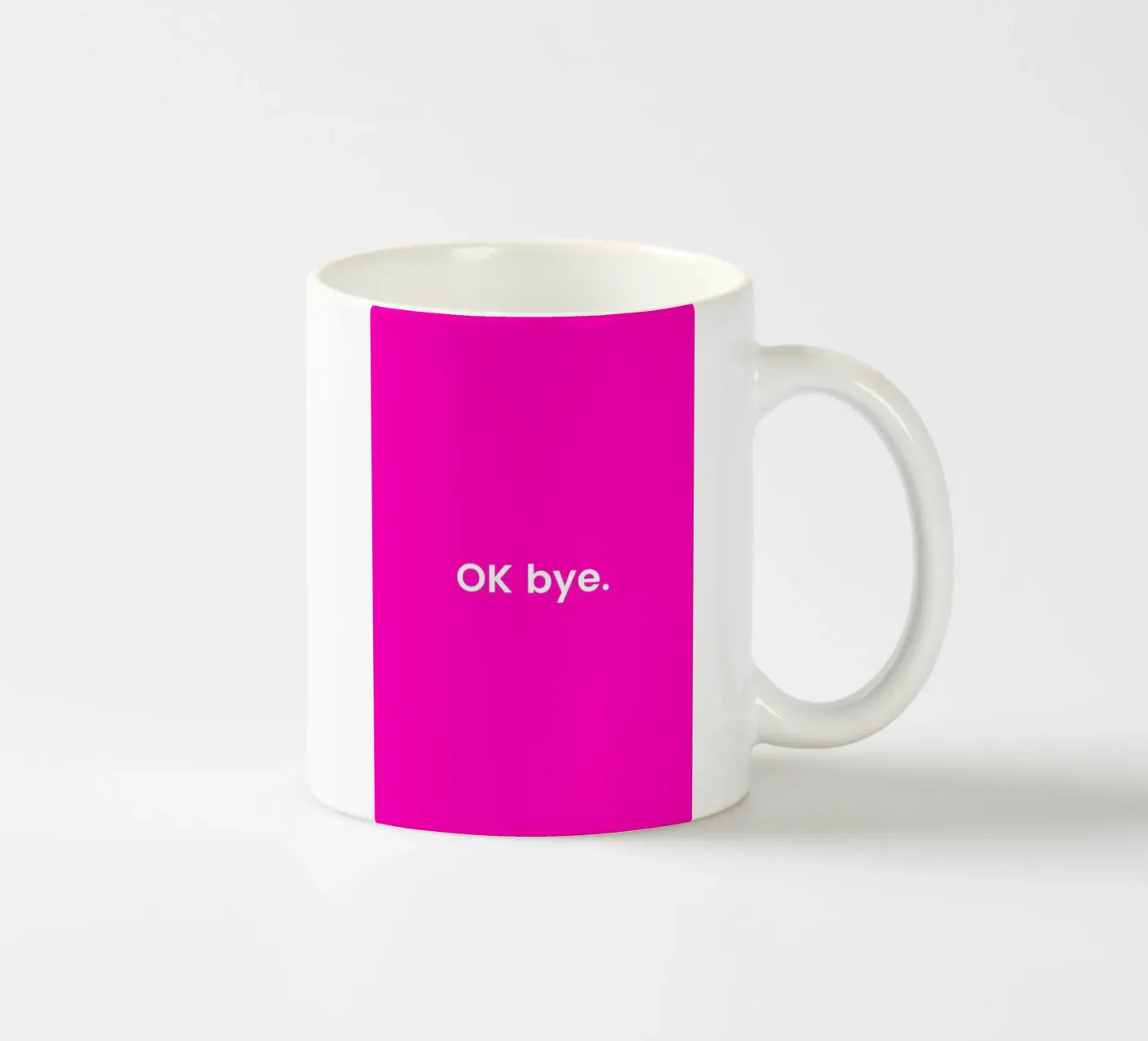 Bye ceramic mug by Studio One