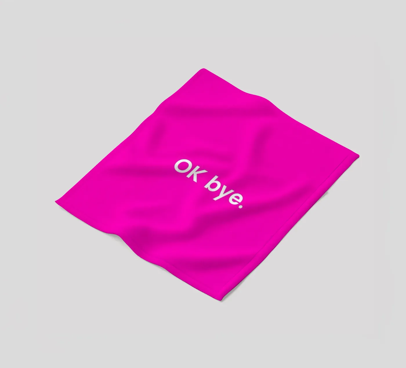 Bye fleece blanket by Studio One