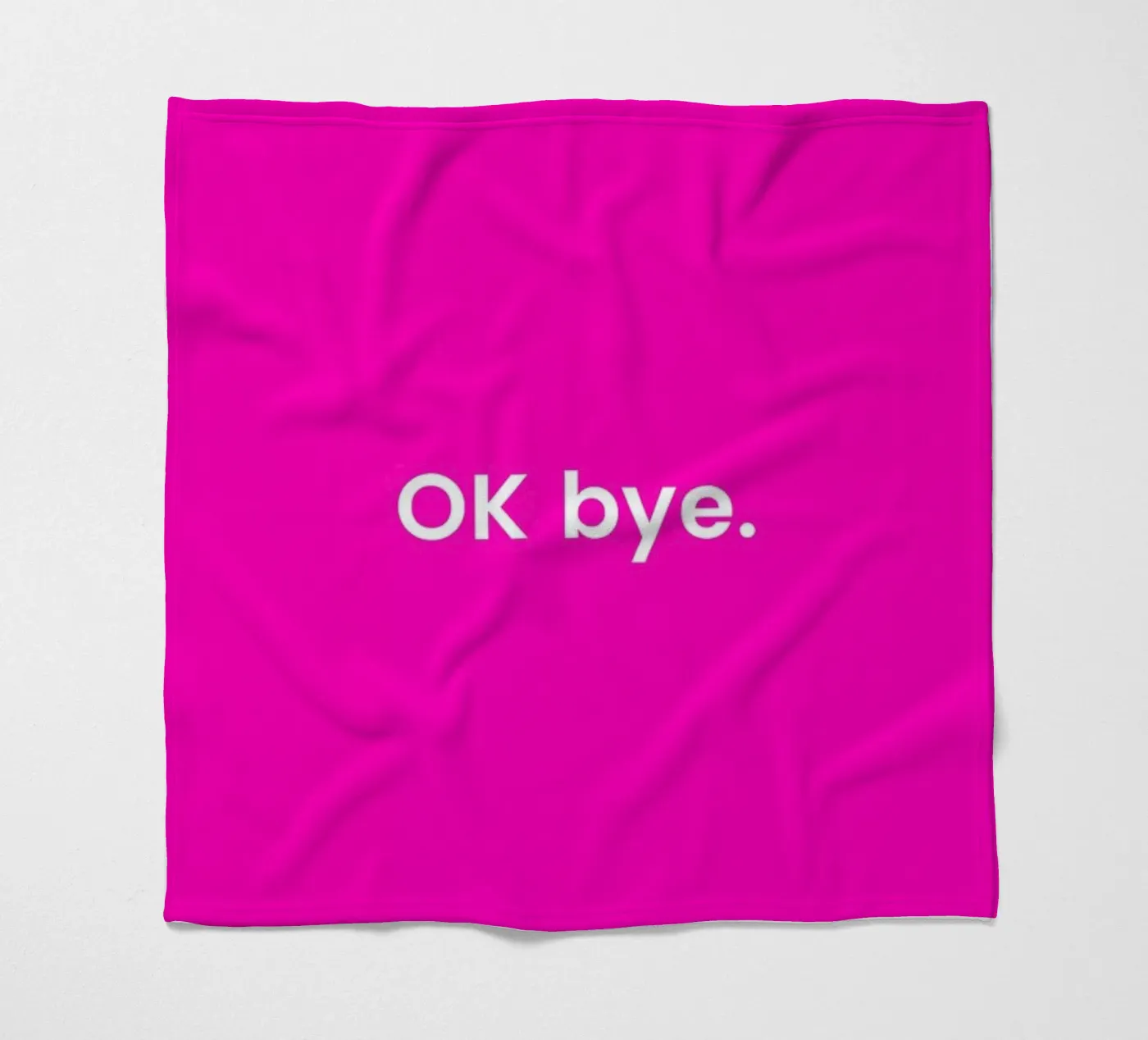 Bye fleece blanket by Studio One