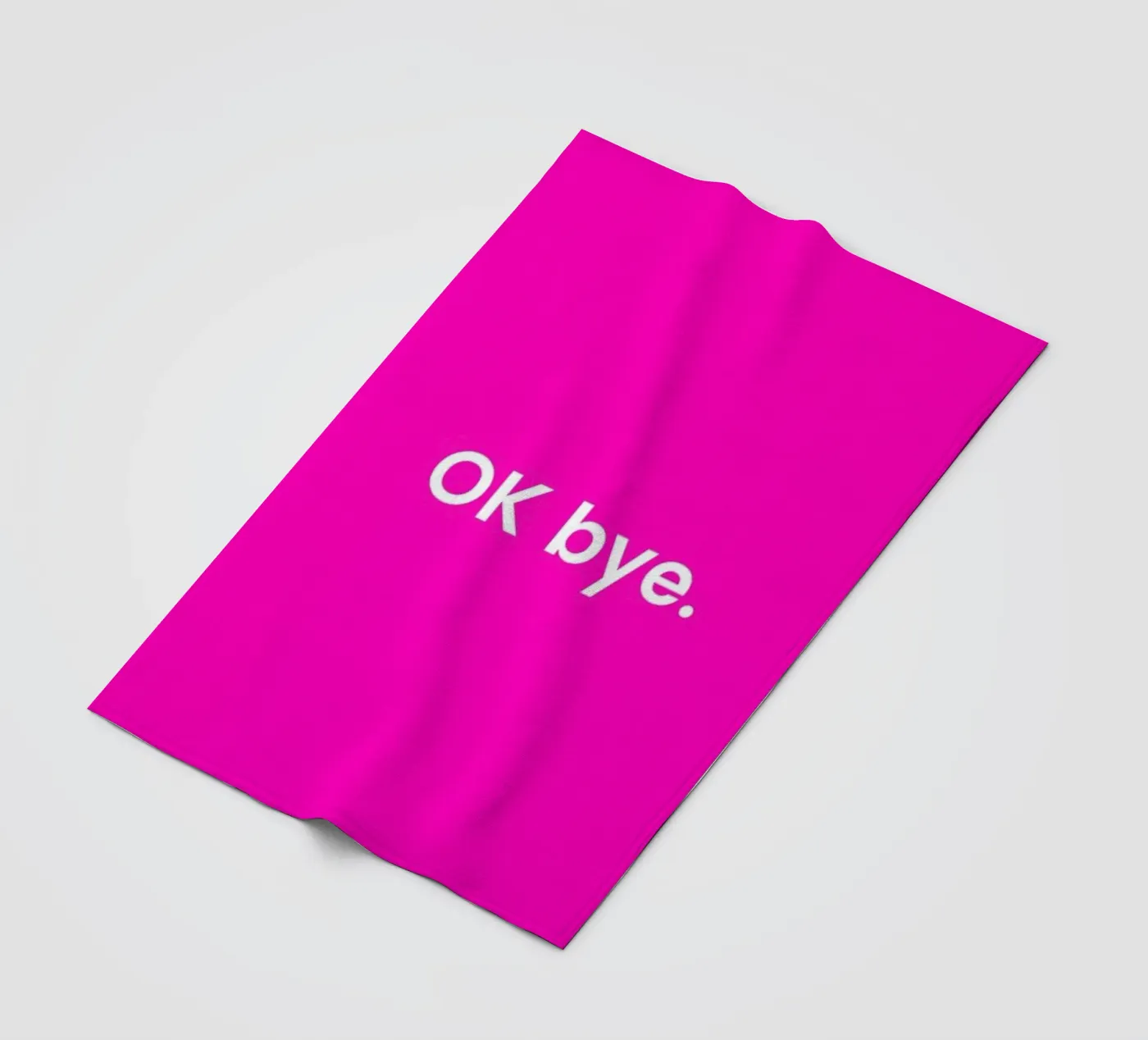Bye fleece blanket by Studio One