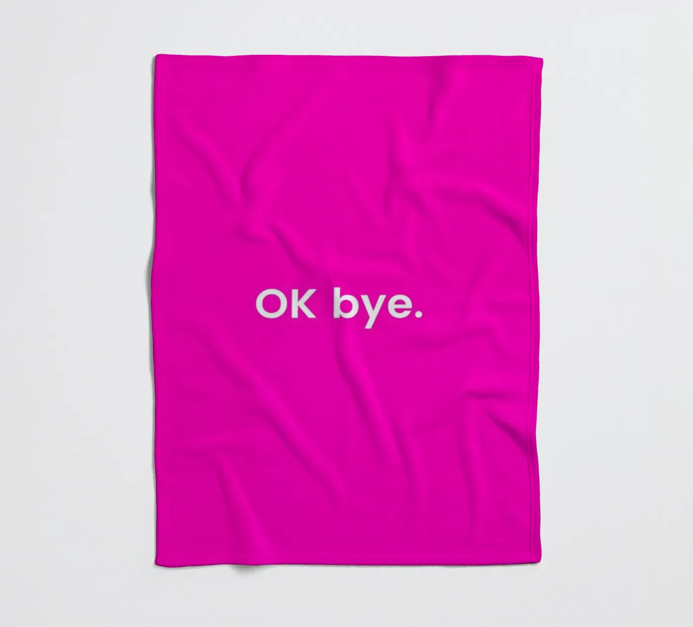 Bye fleece blanket by Studio One