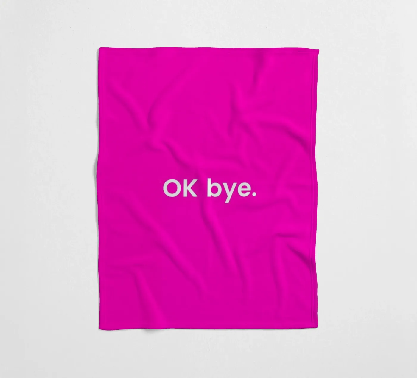 Bye fleece blanket by Studio One