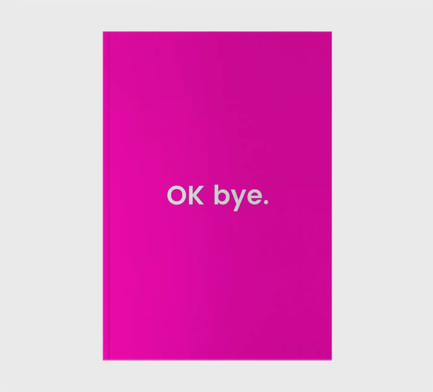 Bye notebook by Studio One