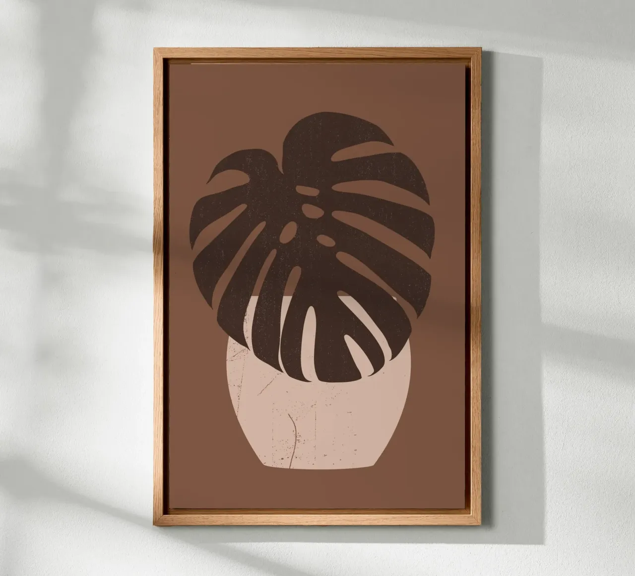 monstera moka in vaso alluminio dibond da STUDIO 4H37