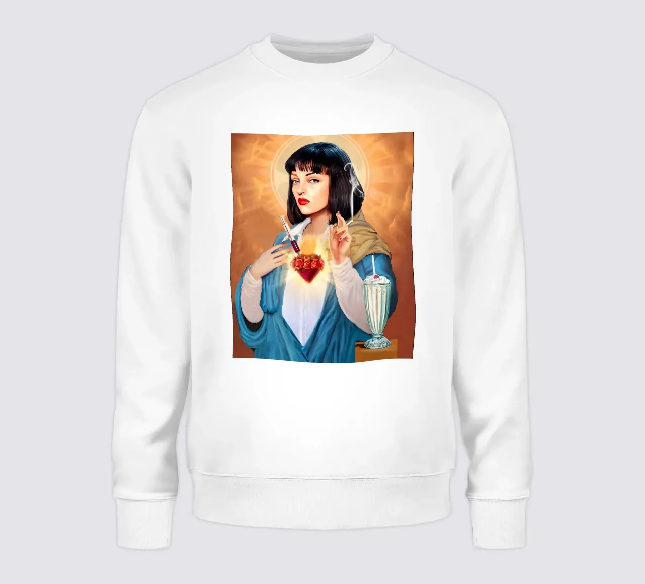 Mia Wallace from Pulp Fiction felpa da Attaboy Dsgn