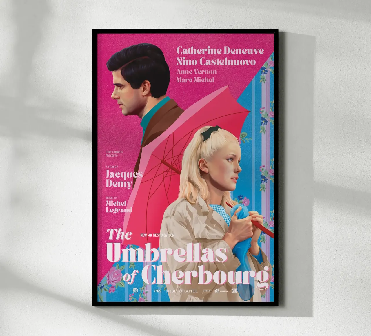 The Umbrellas of Cherbourg Movie poster da Attaboy Dsgn