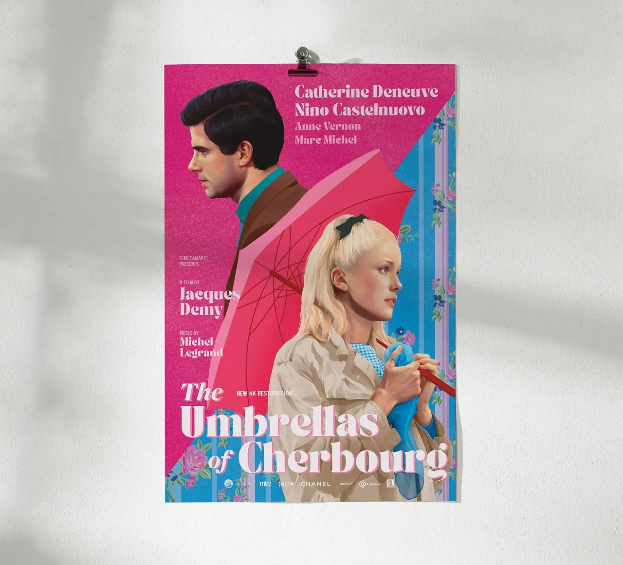 The Umbrellas of Cherbourg Movie poster da Attaboy Dsgn