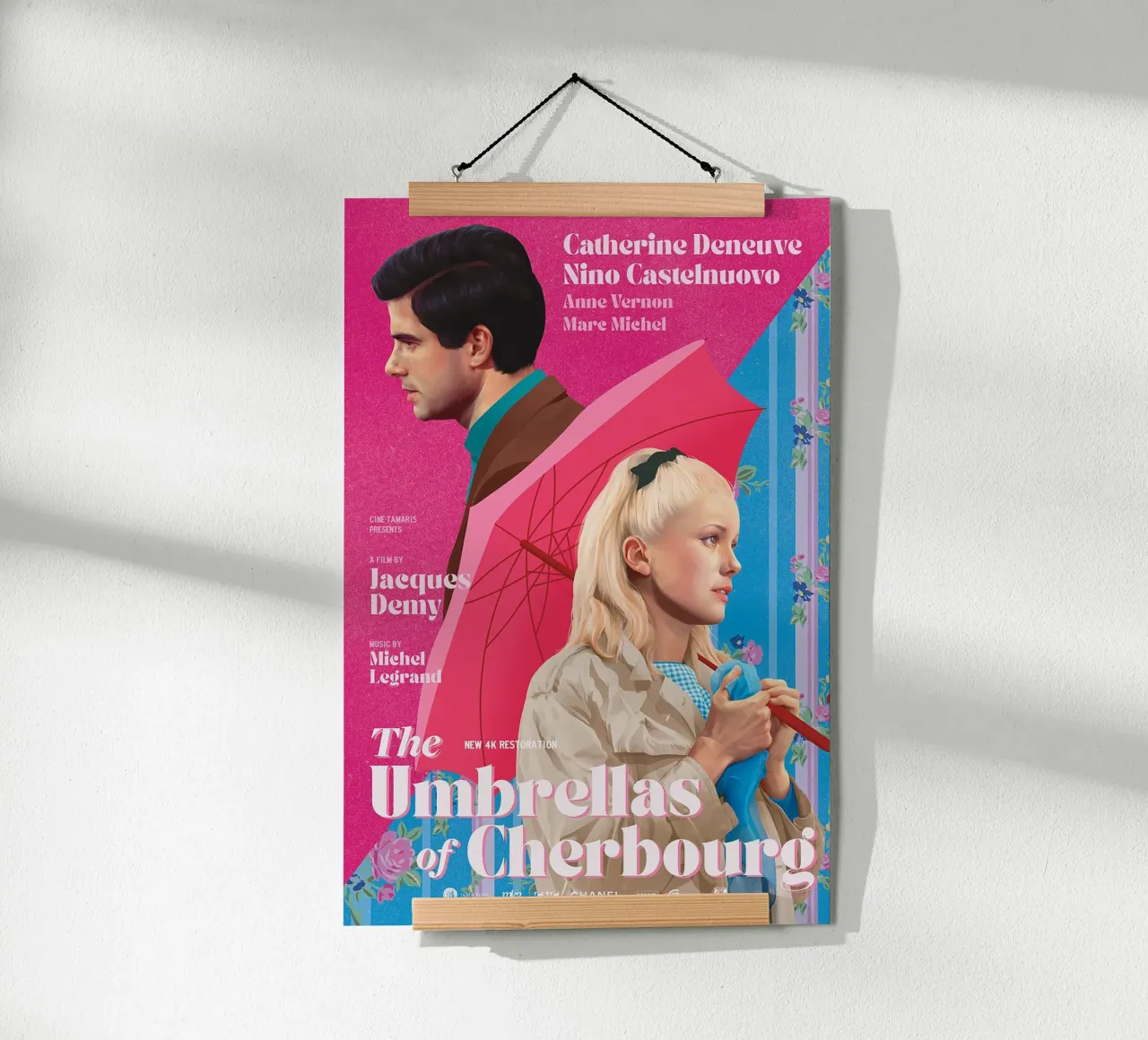 The Umbrellas of Cherbourg Movie poster da Attaboy Dsgn