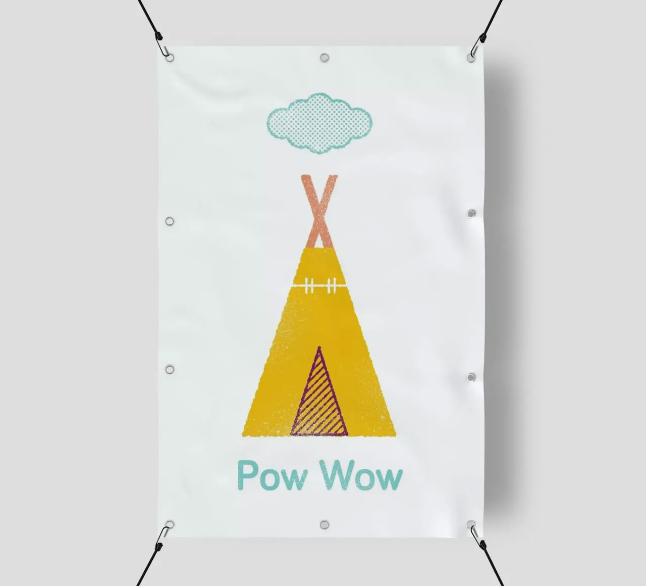 Pow Wow telo in pvc da Chris Wharton
