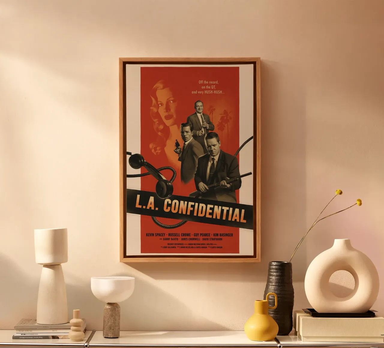 L.A. Confidential Movie tela con Cornice a cassetta da Attaboy Dsgn