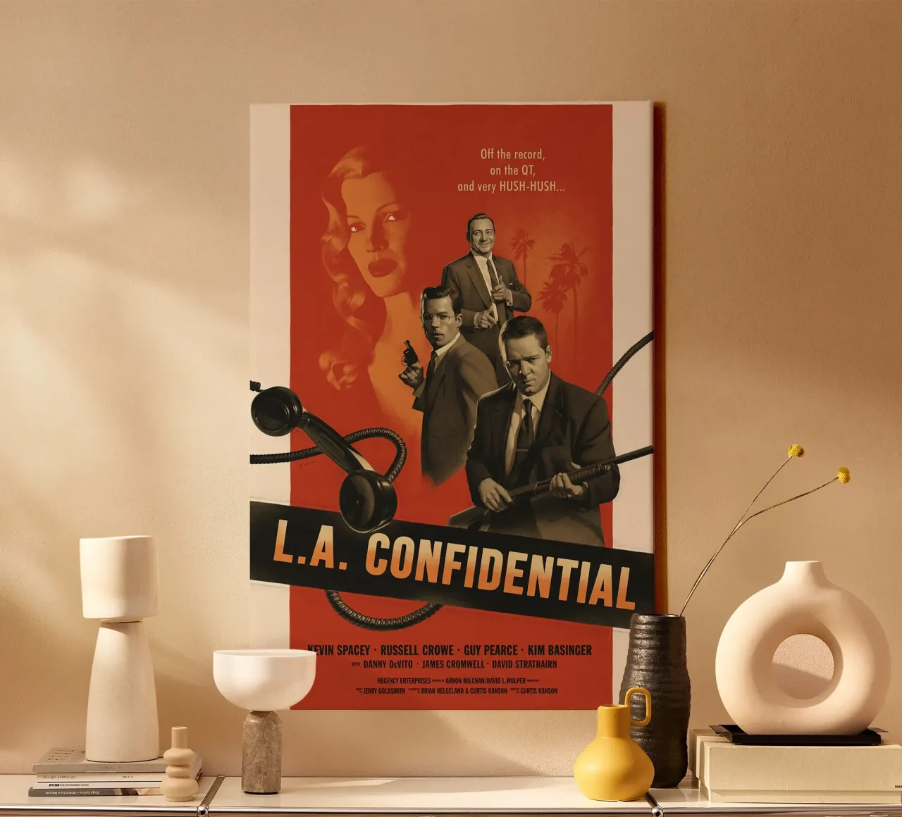 L.A. Confidential Movie tela con Cornice a cassetta da Attaboy Dsgn