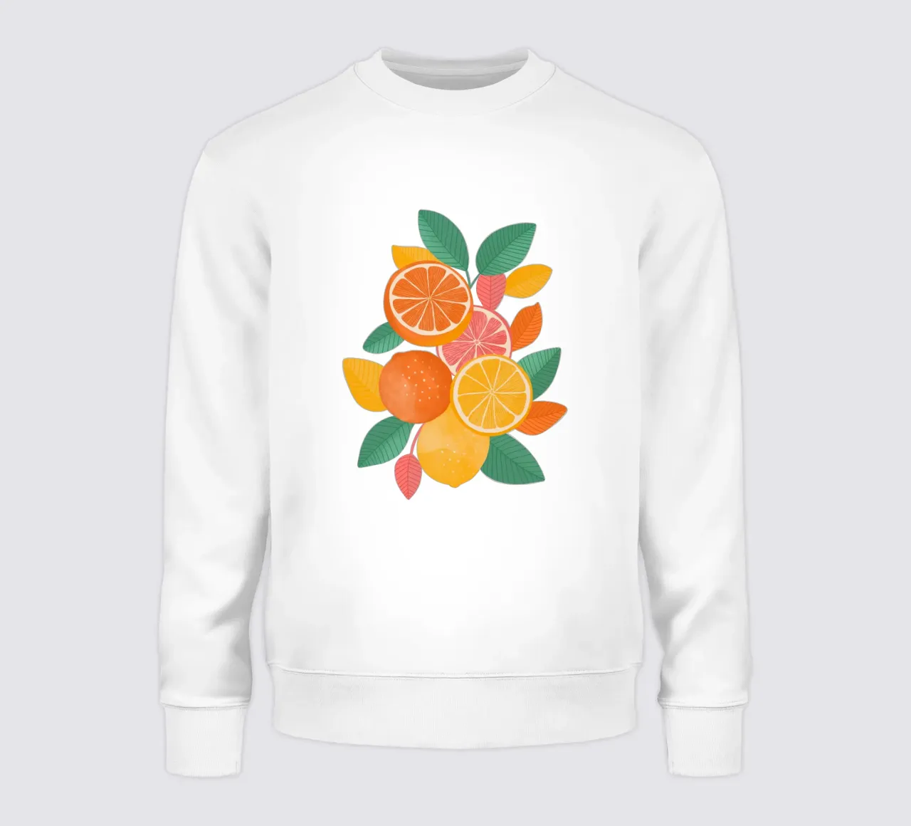 Vibrant Citrus Harmony felpa da Claudia S. Design