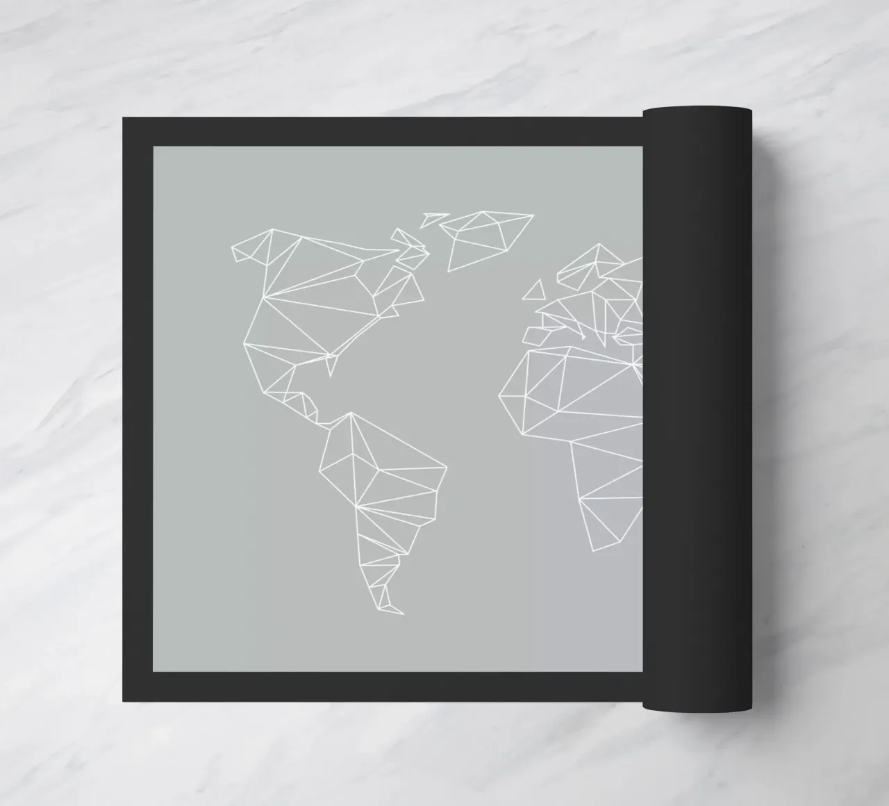 Geometrical World Grey zerbino da Studio Nahili