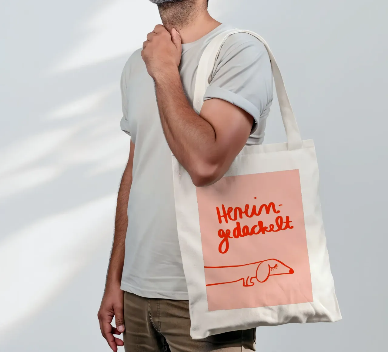 Hereingedackelt tote bag de Hej Ibiza by Ute Arnold