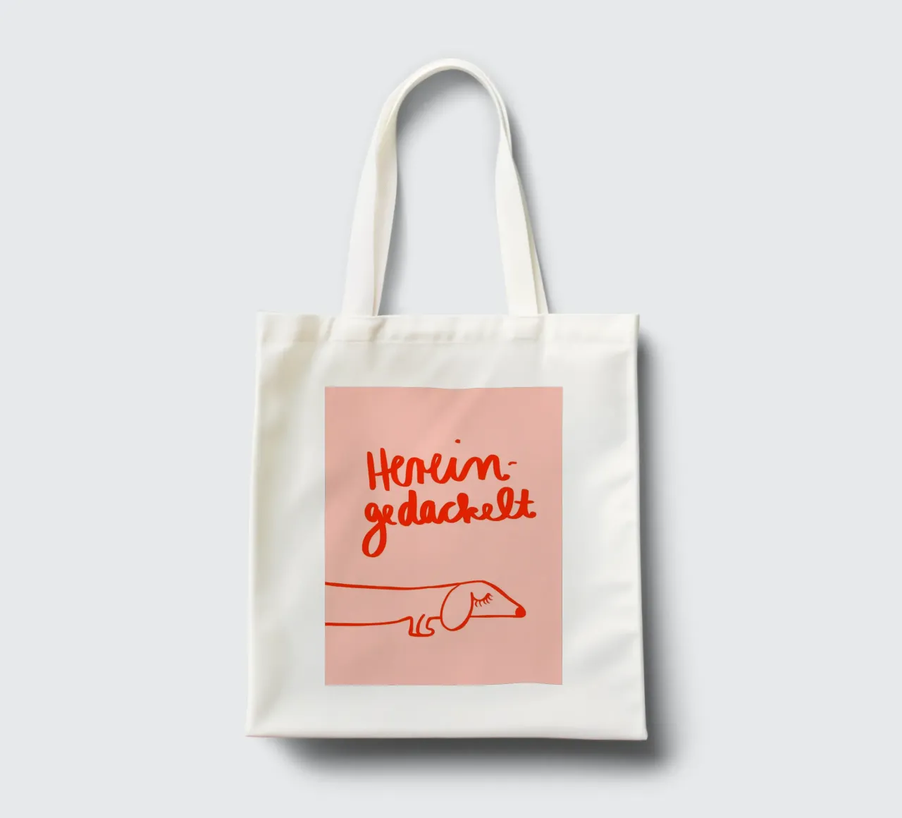 Hereingedackelt tote bag de Hej Ibiza by Ute Arnold
