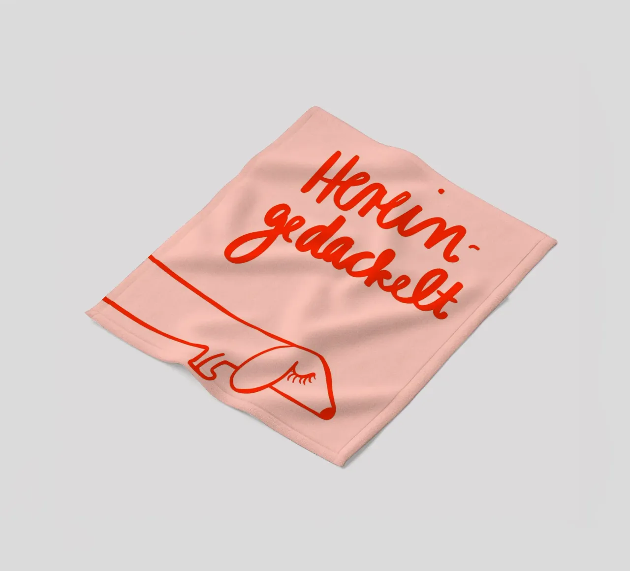 Hereingedackelt coperta in pile da Hej Ibiza by Ute Arnold