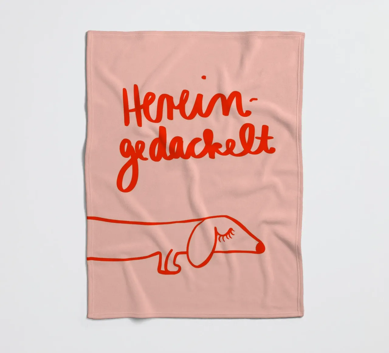 Hereingedackelt coperta in pile da Hej Ibiza by Ute Arnold