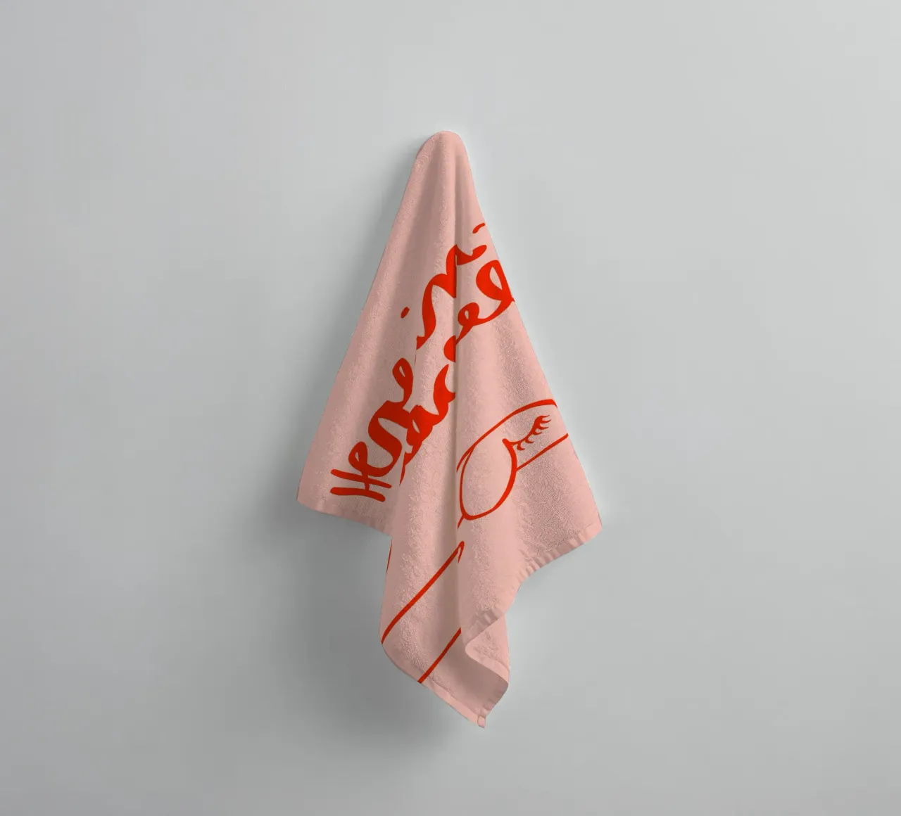 Hereingedackelt serviette de bain de Hej Ibiza by Ute Arnold