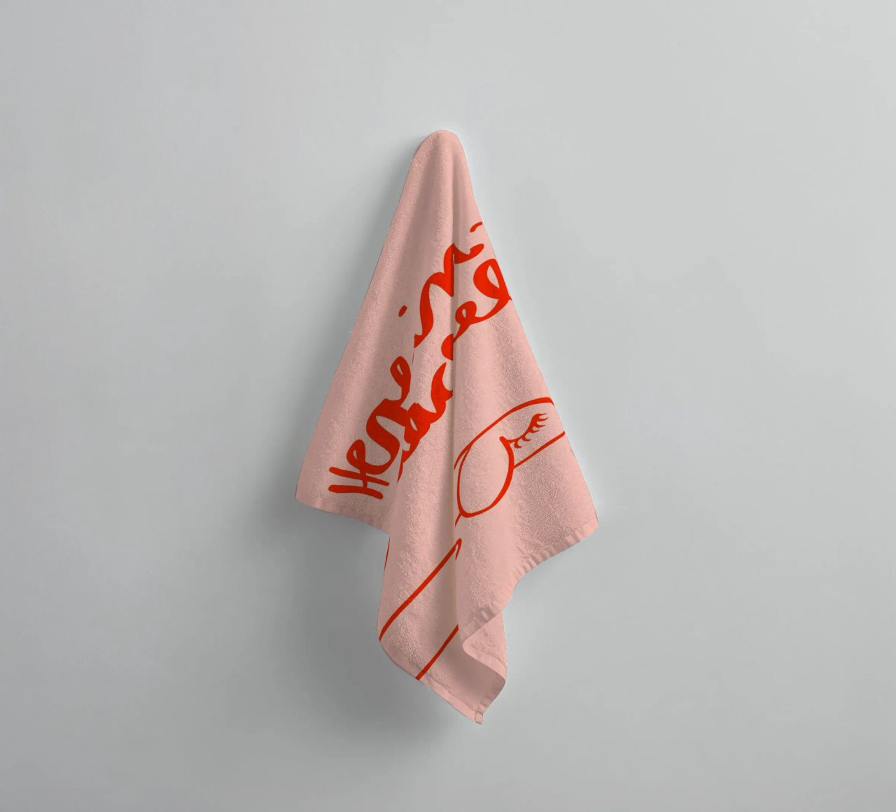 Hereingedackelt Handtuch von Hej Ibiza by Ute Arnold