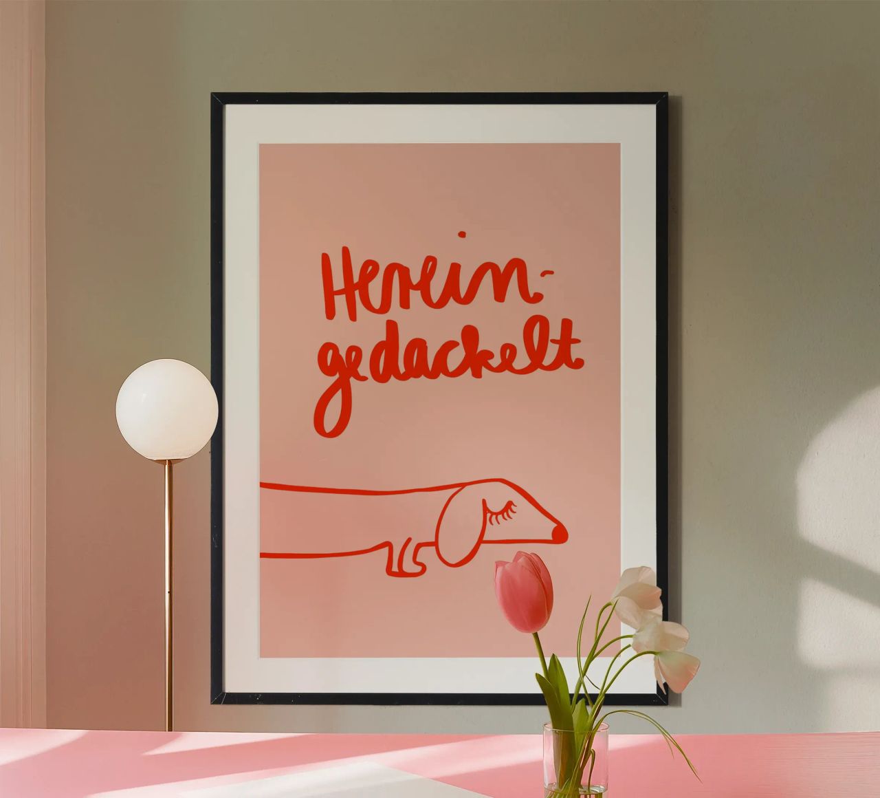 Hereingedackelt Poster von Hej Ibiza by Ute Arnold