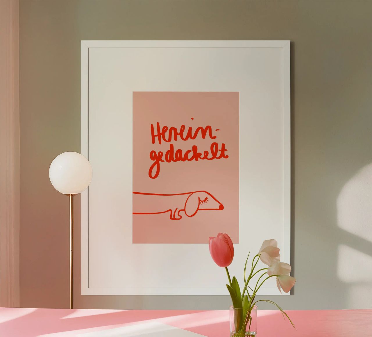 Hereingedackelt Poster von Hej Ibiza by Ute Arnold