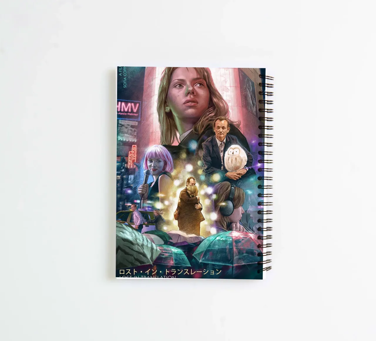 Lost in Translation spiral notebook by Attaboy Dsgn