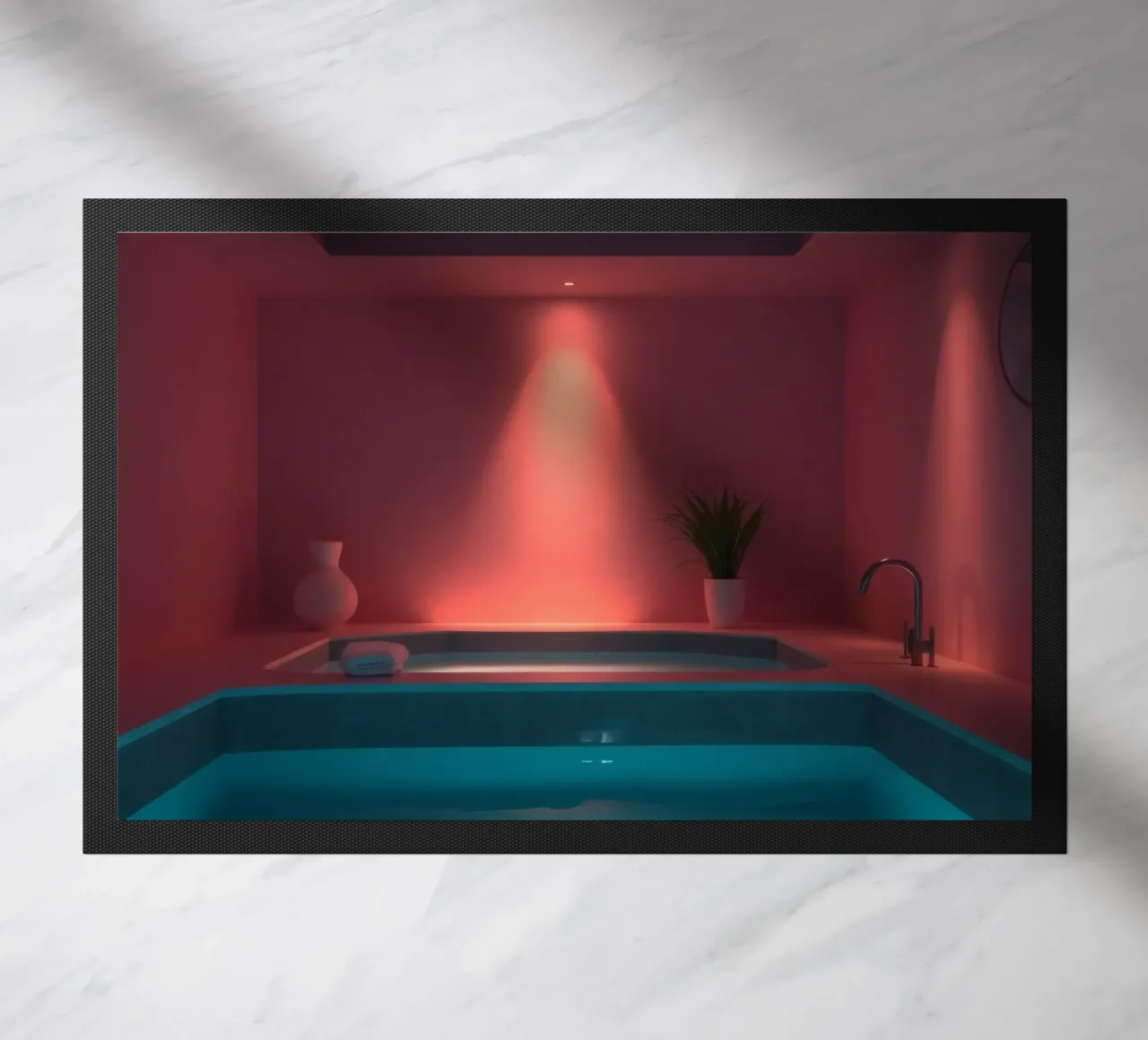 Rilassare un interno con l'atmosfera dell'illuminazione ambientale zerbino da DesignDoodle