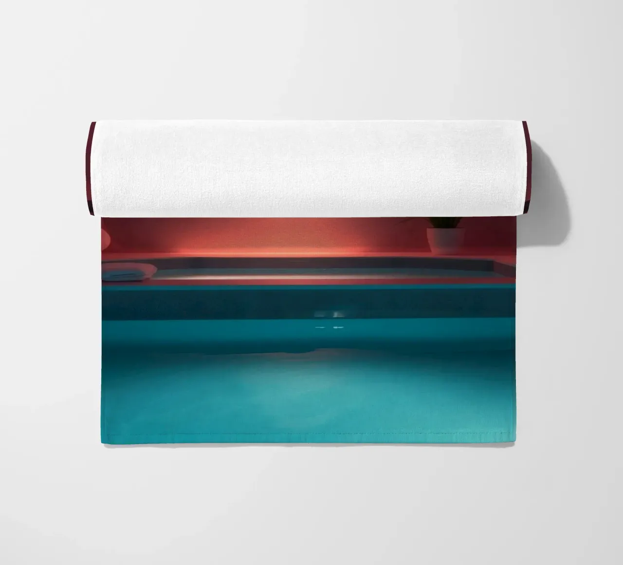 Rilassare un interno con l'atmosfera dell'illuminazione ambientale telo mare da DesignDoodle