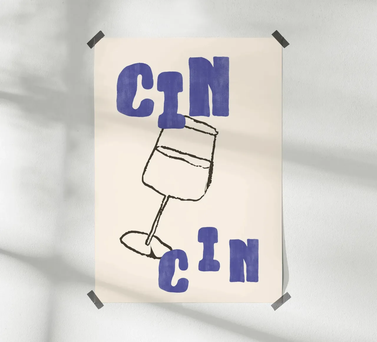 Cin Cin | Cheers to Good Times Print carta hahnemühle da PrintCessStudio