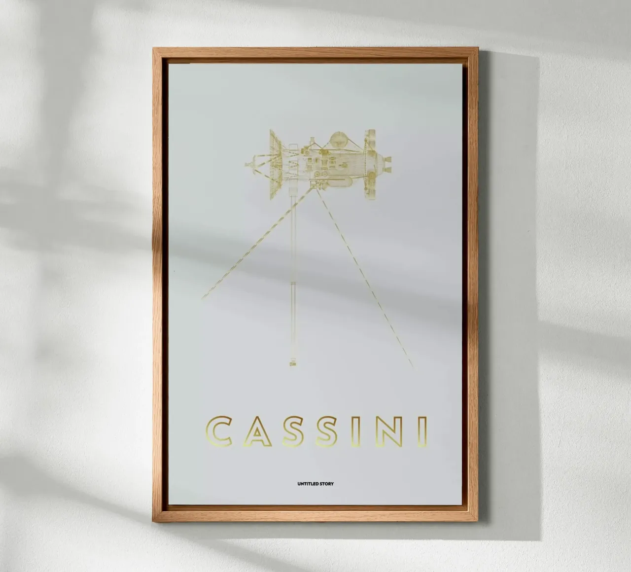 Cassini-Huygens Spacecraft alluminio dibond da Marc Schulthess