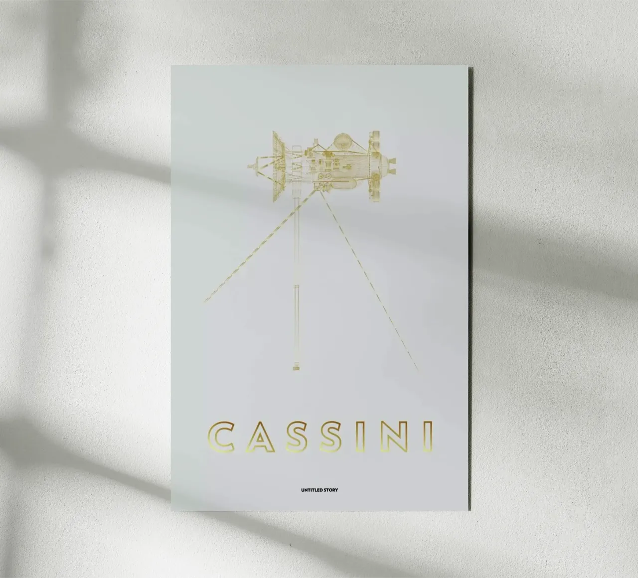 Cassini-Huygens Spacecraft alluminio dibond da Marc Schulthess