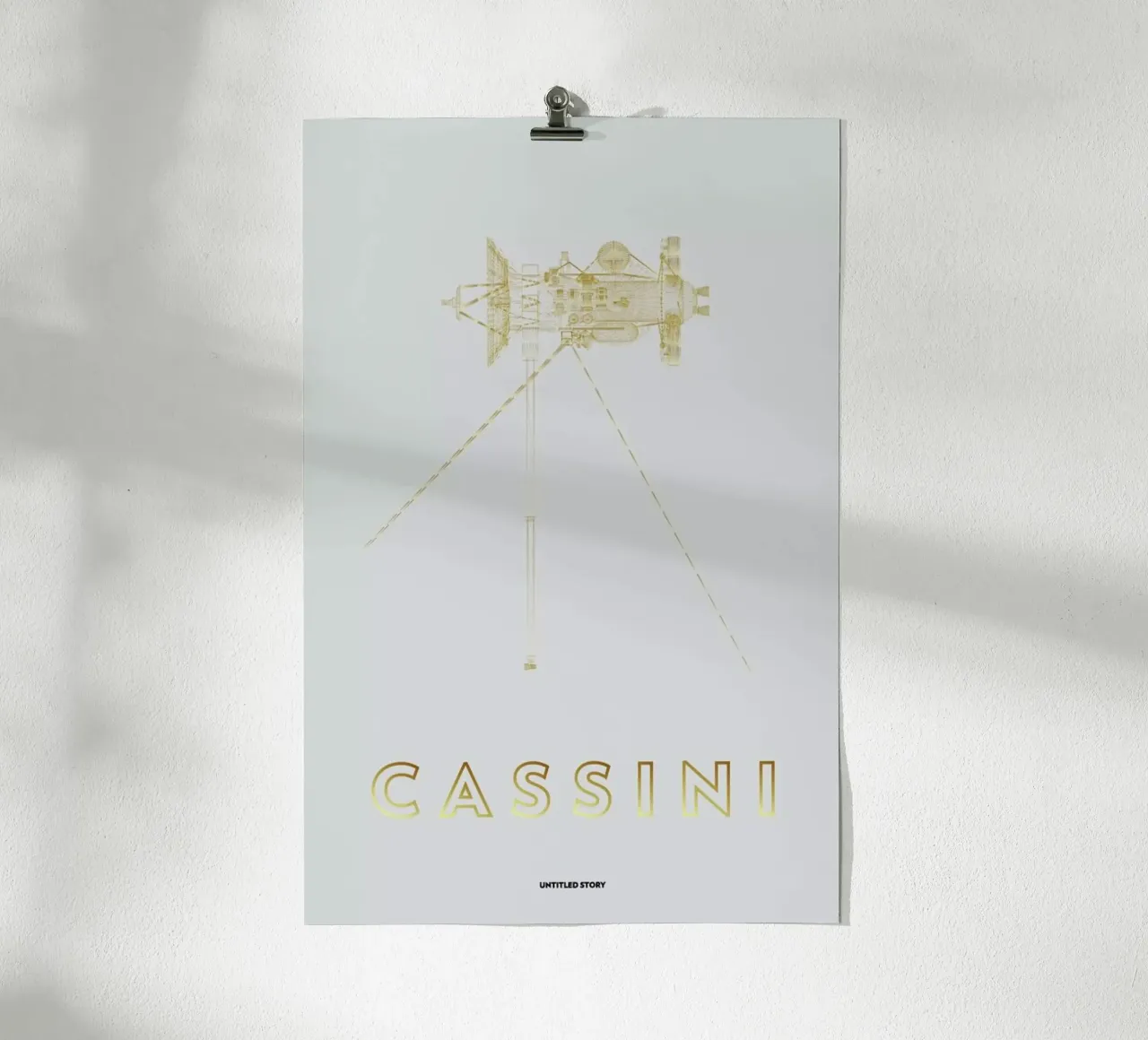 Cassini-Huygens Spacecraft carta hahnemühle da Marc Schulthess