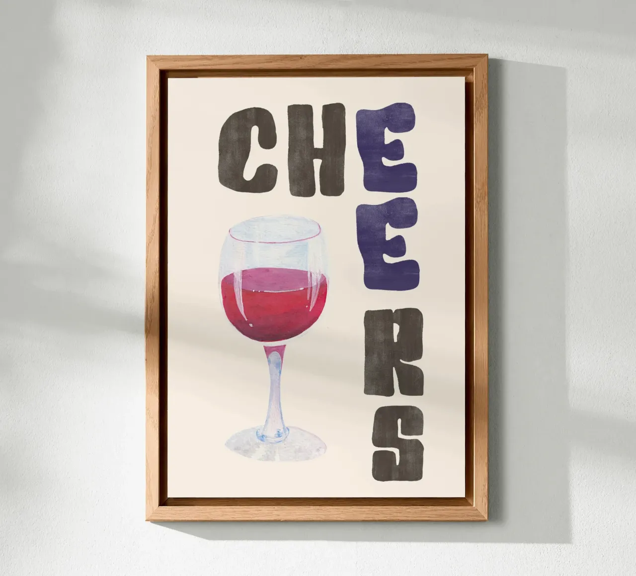 Cheers | Good Vibes Kitchen Art alluminio dibond da PrintCessStudio